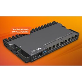   MikroTik RB5009UPR+S+IN 1x2.5GbE PoE LAN 7xGbE PoE LAN 1xSFP+ port Smart router