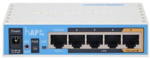 MikroTik RB952Ui-5ac2nD hAP ac lite L4 5xFE LAN port Dual-band Vezeték nélküli router