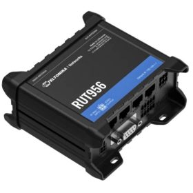   Teltonika RUT956 3x10/100Mbps LAN 1x10/100Mbps LAN/WAN port 2xminiSIM 4G/LTE Vezeték nélküli ipari router