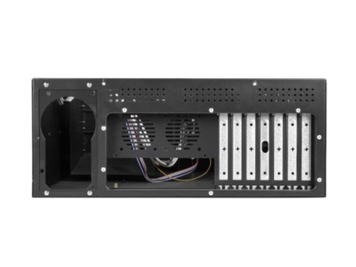 Lanberg SC01-4504-08B 19" 4U SZÉL:430mm MÉLY:450mm MAG:177mm táp nélküli rack szerver ház