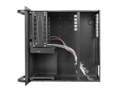 Lanberg SC01-4504-08B 19" 4U SZÉL:430mm MÉLY:450mm MAG:177mm táp nélküli rack szerver ház