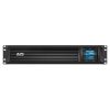 APC SMC1000I-2UC Smart-UPS C 1000VA 600W LCD 230V 2U Rack Smart Connect szünetmentes tápegység