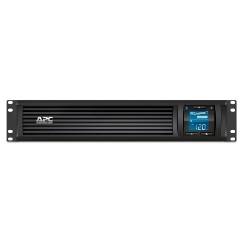 APC SMC1500I-2UC Smart-UPS C 1500VA 900W LCD 230V 2U Rack Smart Connect szünetmentes tápegység