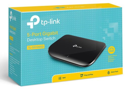 TP-LINK SWITCH TL-SG1005D 5-Port Gigabit Desktop