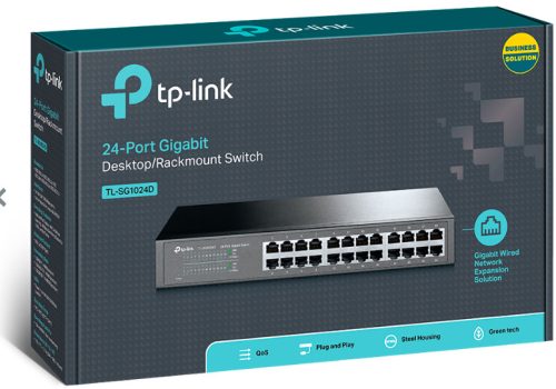 TP-LINK SWITCH TL-SG1024D 24-Port Gigabit Desktop/Rackmount