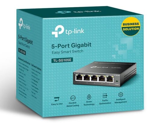 TP-LINK SWITCH TL-SG105E 5-Port Gigabit Easy Smart