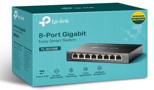 TP-LINK SWITCH TL-SG108E 8-Port Gigabit Easy Smart