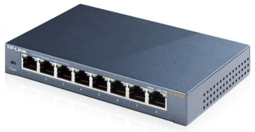 TP-LINK SWITCH TL-SG108 8-Port Gigabit Desktop
