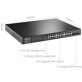TP-LINK SWITCH TL-SG3428MP JetStream with PoE+