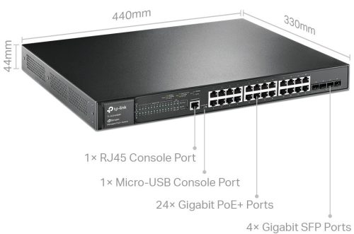 TP-LINK SWITCH TL-SG3428MP JetStream with PoE+