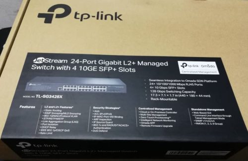 TP-LINK SWITCH TL-SG3428X JetStream 24Port Gigabit L2+