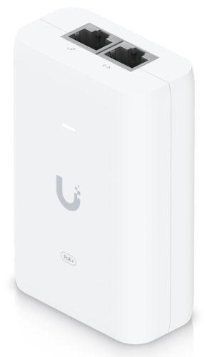 Ubiquiti U-POE+ 48V 0,65A tápegység Gigabit LAN porttal