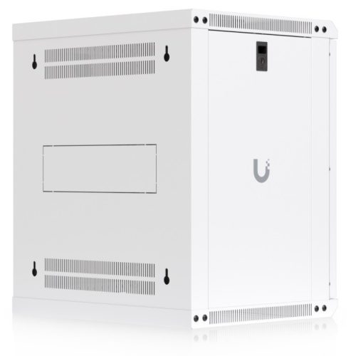 Ubiquiti UACC-RACK-12U-WALL-450-G 19" 12U 635x550x450mm MAX:50kg üvegajtós fehér fali rack szekrény