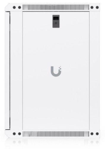 Ubiquiti UACC-RACK-12U-WALL-450-P 19" 12U 635x550x450mm MAX:50kg perforált ajtós fehér fali rack szekrény