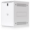 Ubiquiti UACC-RACK-12U-WALL-450-P 19" 12U 635x550x450mm MAX:50kg perforált ajtós fehér fali rack szekrény