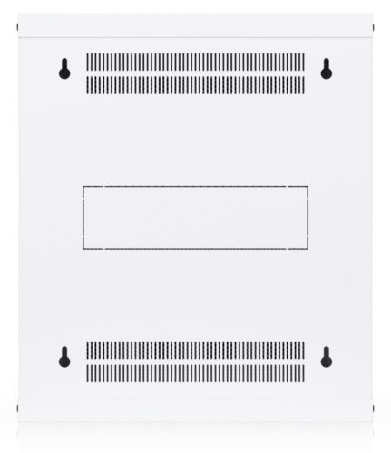 Ubiquiti UACC-RACK-12U-WALL-450-P 19" 12U 635x550x450mm MAX:50kg perforált ajtós fehér fali rack szekrény