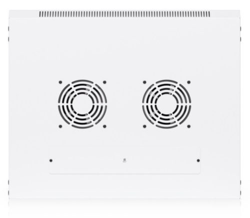 Ubiquiti UACC-RACK-12U-WALL-450-P 19" 12U 635x550x450mm MAX:50kg perforált ajtós fehér fali rack szekrény