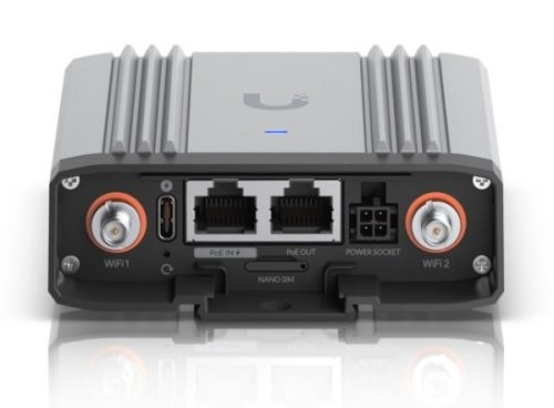 Ubiquiti UMR-Industrial 2xGbE LAN 1xnanoSIM IoT 4G/LTE CAT4 beltéri/kültéri Vezeték nélküli ipari mobil router