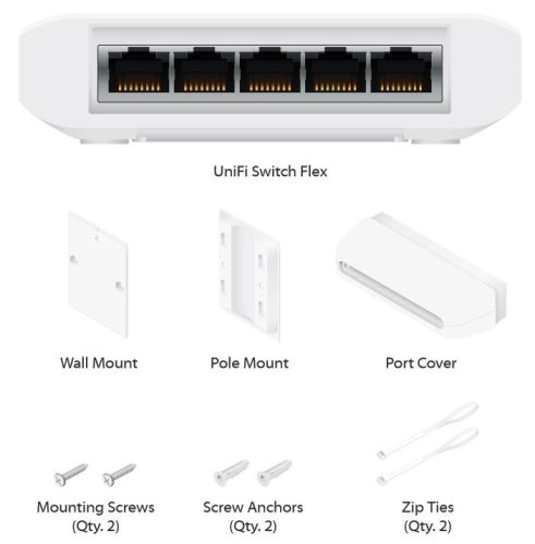Ubiquiti UniFi USW-Flex 5xGbE LAN port (46W) PoE Switch