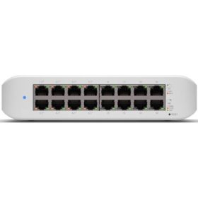   Ubiquiti UniFi USW-LITE-16-POE 16xGbE LAN 8xPoE+ (45W) port L2 menedzselhető switch