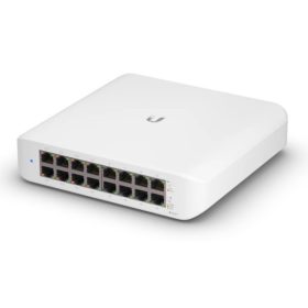  Ubiquiti UniFi USW-LITE-16-POE 16xGbE LAN 8xPoE+ (45W) port L2 menedzselhető switch