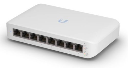 Ubiquiti UniFi USW-Lite-8-PoE 8xGbE LAN 4x PoE+ (52W) port L2 menedzselhető switch
