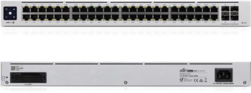 Ubiquiti UniFi USW-PRO-48-POE Gen2 48port GbE LAN 40xPoE+ 8xPoE++ 4xSFP+ port L3 menedzselhető switch