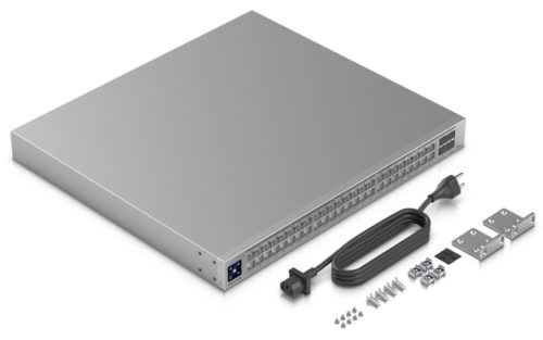 Ubiquiti UniFi USW-Pro-Max-48-PoE 32port GbE LAN PoE++ 16x 2,5GbE Multi-Gigabit LAN PoE++  4xSFP+ port L3 menedzselhető switch