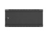 Lanberg WF01-6404-00B 19" 4U SZÉL:600mm MÉLY:450mm MAG:290mm lapraszerelt fémajtós fekete fali rack szekrény