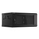 Lanberg WF01-6404-10B 19" 4U SZÉL:600mm MÉLY:450mm MAG:290mm lapraszerelt üvegajtós fekete fali rack szekrény