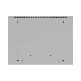   Lanberg WF01-6404-10S 19" 4U SZÉL:600mm MÉLY:450mm MAG:290mm lapraszerelt üvegajtós szürke fali rack szekrény