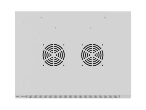 Lanberg WF01-6404-10S 19" 4U SZÉL:600mm MÉLY:450mm MAG:290mm lapraszerelt üvegajtós szürke fali rack szekrény