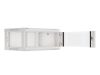 Lanberg WF01-6404-10S 19" 4U SZÉL:600mm MÉLY:450mm MAG:290mm lapraszerelt üvegajtós szürke fali rack szekrény