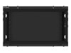Lanberg WF01-6406-10B 19" 6U SZÉL:600mm MÉLY:450mm MAG:379mm lapraszerelt üvegajtós fekete fali rack szekrény