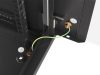 Lanberg WF01-6406-10B 19" 6U SZÉL:600mm MÉLY:450mm MAG:379mm lapraszerelt üvegajtós fekete fali rack szekrény
