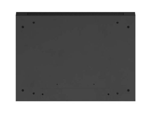 Lanberg WF01-6406-23B 19" 6U SZÉL:600mm MÉLY:450mm MAG:379mm lapraszerelt perforált ajtós fekete fali rack szekrény
