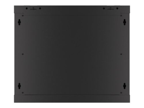 Lanberg WF01-6409-00B 19" 9U SZÉL:600mm MÉLY:450mm MAG:512mm lapraszerelt fémajtós fekete fali rack szekrény