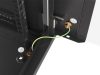 Lanberg WF01-6606-10B 19" 6U SZÉL:600mm MÉLY:600mm MAG:379mm lapraszerelt üvegajtós fekete fali rack szekrény