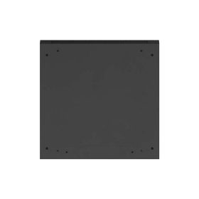   Lanberg WF01-6612-10B 19" 12U SZÉL:600mm MÉLY:600mm MAG:640mm lapraszerelt üvegajtós fekete fali rack szekrény