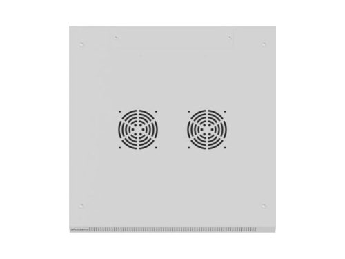 Lanberg WF01-6627-10S 19" 27U SZÉL:600mm MÉLY:600mm MAG:1307mm lapraszerelt üvegajtós szürke fali rack szekrény