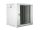 Lanberg WF02-6612-10S 19" 12U SZÉL:600mm MÉLY:600mm MAG:640mm lapraszerelt üvegajtós szürke kétrészes fali rack szekrény