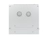 Lanberg WF02-6612-10S 19" 12U SZÉL:600mm MÉLY:600mm MAG:640mm lapraszerelt üvegajtós szürke kétrészes fali rack szekrény