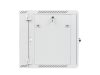 Lanberg WF02-6612-10S 19" 12U SZÉL:600mm MÉLY:600mm MAG:640mm lapraszerelt üvegajtós szürke kétrészes fali rack szekrény