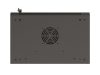 Lanberg WF03-5309-10B 19" 9U SZÉL:540mm MÉLY:350mm MAG:500mm lapraszerelt üvegajtós fekete fali rack szekrény