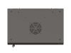 Lanberg WF03-5309-10B 19" 9U SZÉL:540mm MÉLY:350mm MAG:500mm lapraszerelt üvegajtós fekete fali rack szekrény