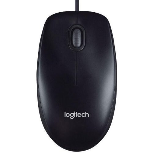 Logitech Egér - M100 (Vezetékes, Optikai, USB, 1000 DPI, fekete)