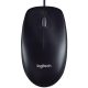 Logitech Egér - M100 (Vezetékes, Optikai, USB, 1000 DPI, fekete)