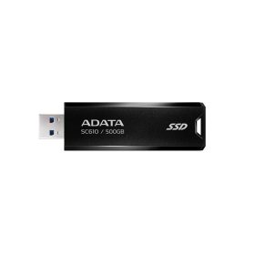   ADATA Külső SSD 500GB - SC610 (USB 3.2 Gen.2, R/W: 550/500 MB/s, USB Stick, fekete)