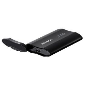   ADATA Külső SSD 500GB - SD810 (USB 3.2 Gen.2x2, R/W: 2000/2000 MB/s, IP68, Fekete)
