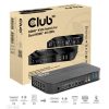 Club 3D KVM Switch - CSV-1382 (Dual HDMI, 4K60Hz, USB, PC KVM funkció, HDR, 3D támogatás)
